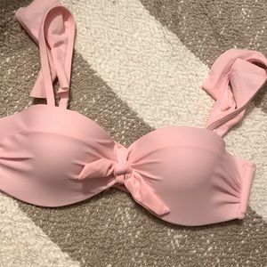 Pink padded and wired top